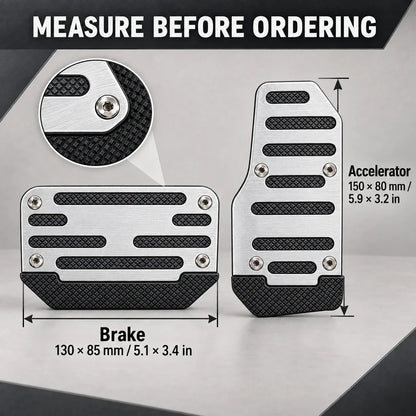 2PCS NonSlip Universal Automatic Foot Brake Gas Cover Pad Pedal Accessories Car