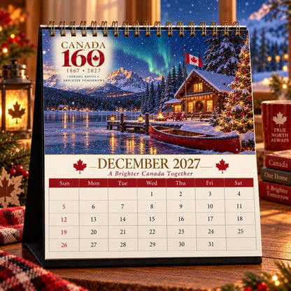 🍁🇨🇦 2027 Canadian Scenic Calendar – 12 Months of Beautiful Coast-to-Coast Views
