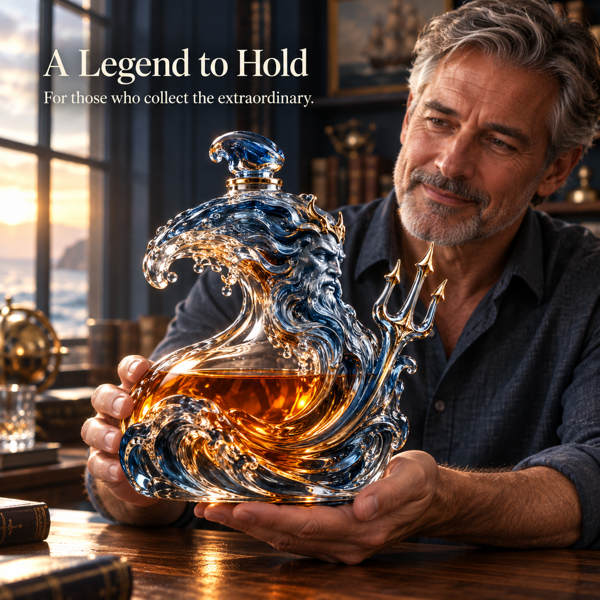 🔱 Poseidon’s Wrath — Limited Collector’s Edition Decanter