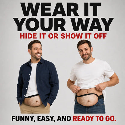 🍺😂 Ultimate Beer Belly Illusion Waist Pack – Hilarious Party Bag for Dads & Bros