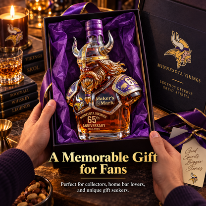 'God of War of the North' 3D Bust-Shaped Whiskey Bottle