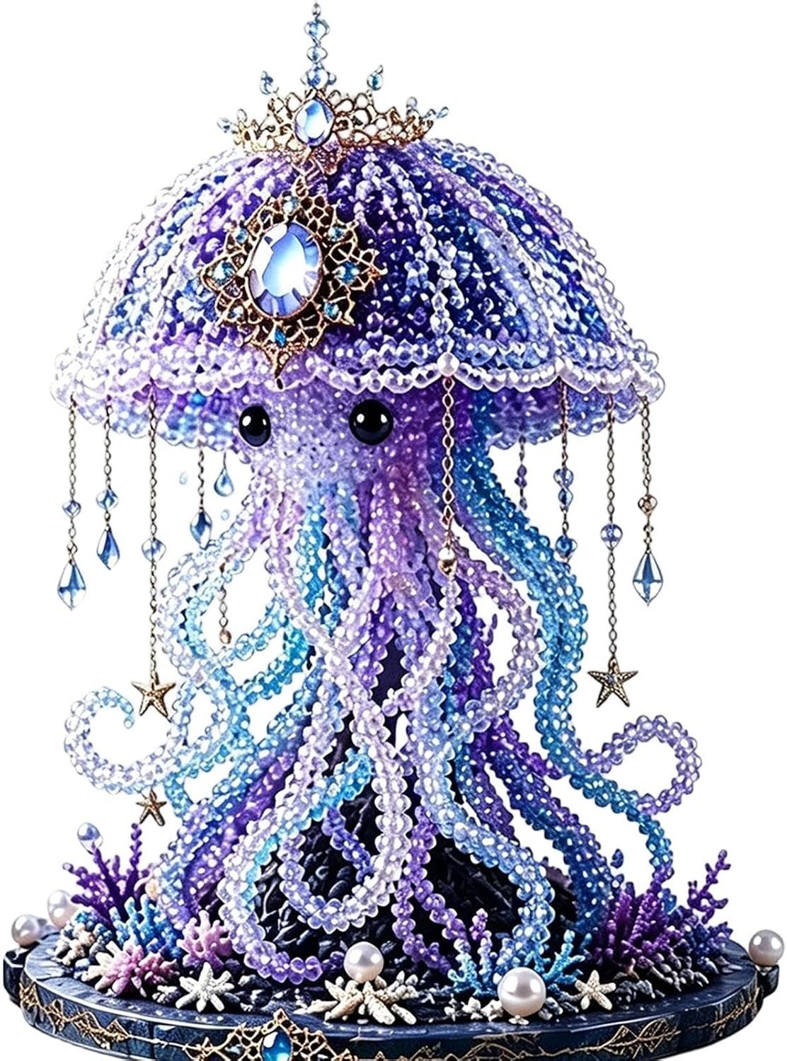 🪼✨ DIY Beaded Jellyfish Marine Life Kit – Create Your Own Ocean Masterpiece