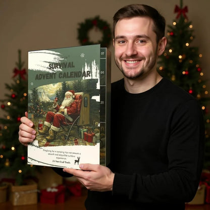 ⏰Limited time free shipping!🎄 2026 Men's Survival Advent Calendar
