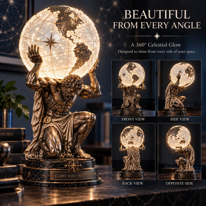🌍 Atlas Illuminated World Sphere Lamp🌌