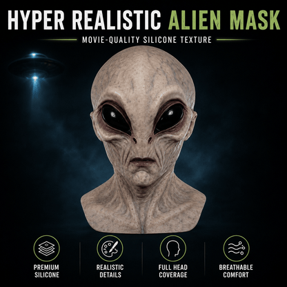🎁Last Day Promotion 49% OFF🔥Lifelike Alien Silicone Mask
