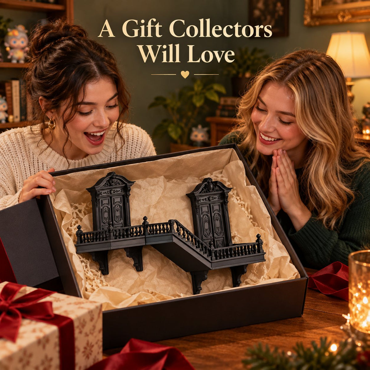 Gothic Castle Corner Shelf, Turn Empty Room Corners Into Mini Palaces To Display Your Precious Collectibles