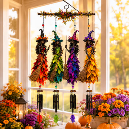 🧙‍♀️🍂 Halloween Witch Wind Chime Hanging Decor