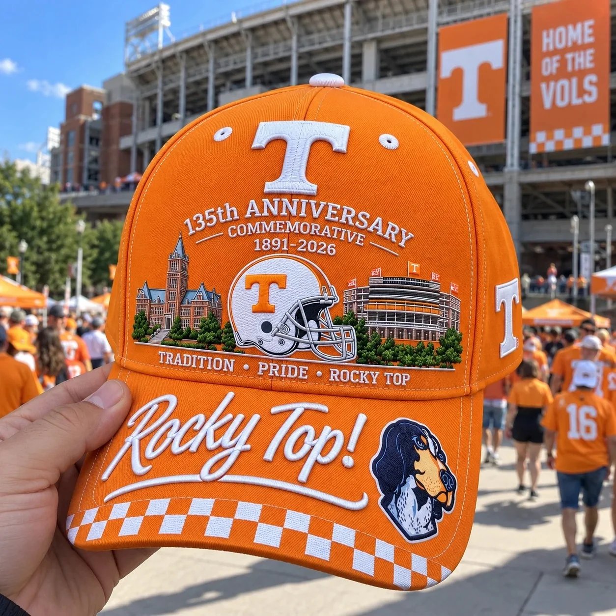 🇺🇸 Last Day Promo: 49% OFF🐶Rocky Top 135th Anniversary Commemorative Cap🏈