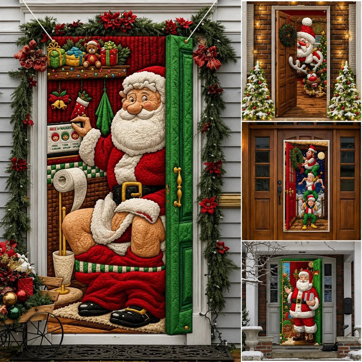 Christmas door cover style gallery