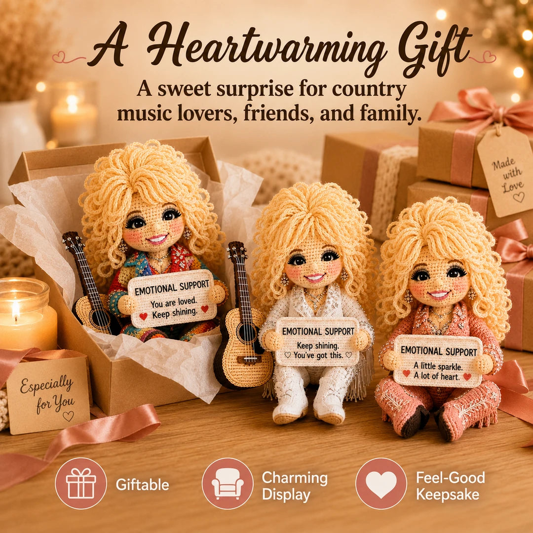 Country music comfort dolls presented as a heartwarming gift