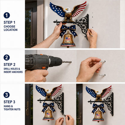 🔔 Ring in the Semiquincentennial: 1776-2026 "Spirit of Liberty" Eagle Bell🦅