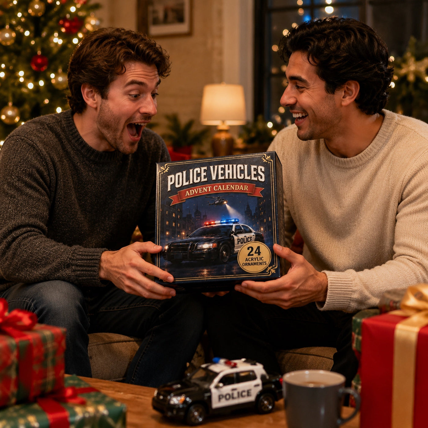 Police Vehicles Advent Calendar Christmas gift