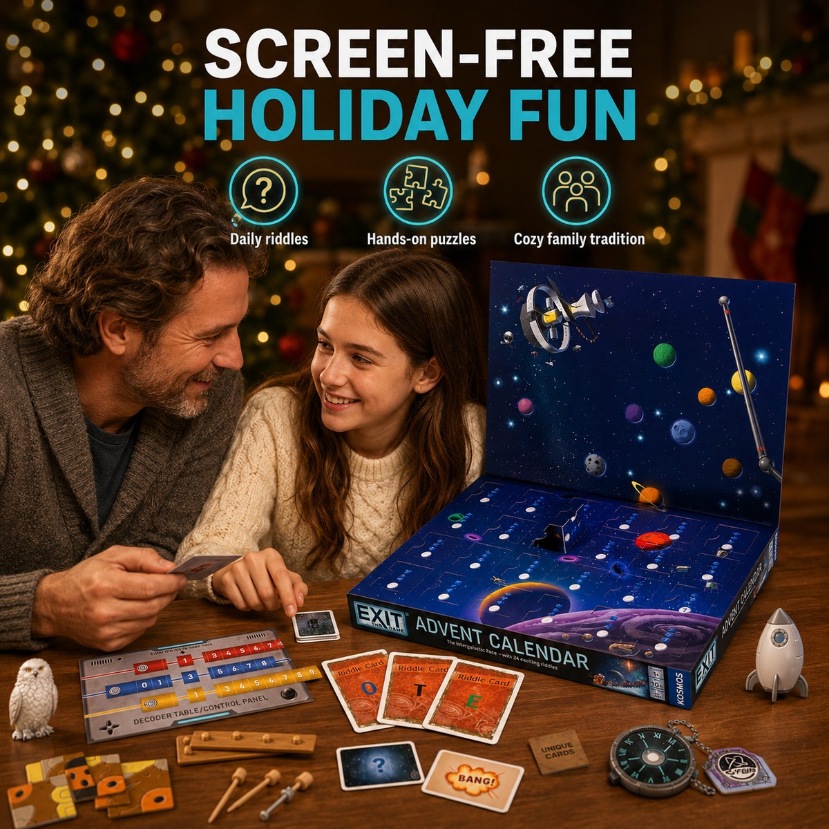 Screen Free Holiday Puzzle Fun