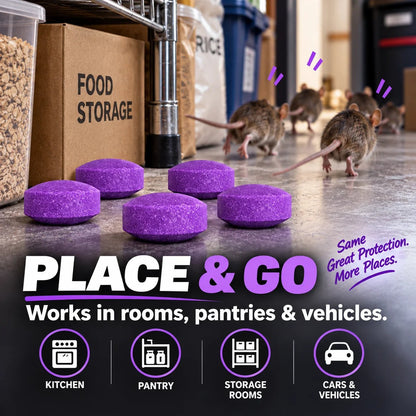 💊Natural Plant-Based Rodent Repellent Balls (12 Pack)