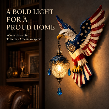 🦅American Freedom Eagle Pendant Wall Light – Unique Gift for Patriots🎁