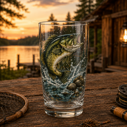 ✨🎣 The Last Cast Fishing Pint Glass Collection – 7 Unique Angler Designs & Gift Box