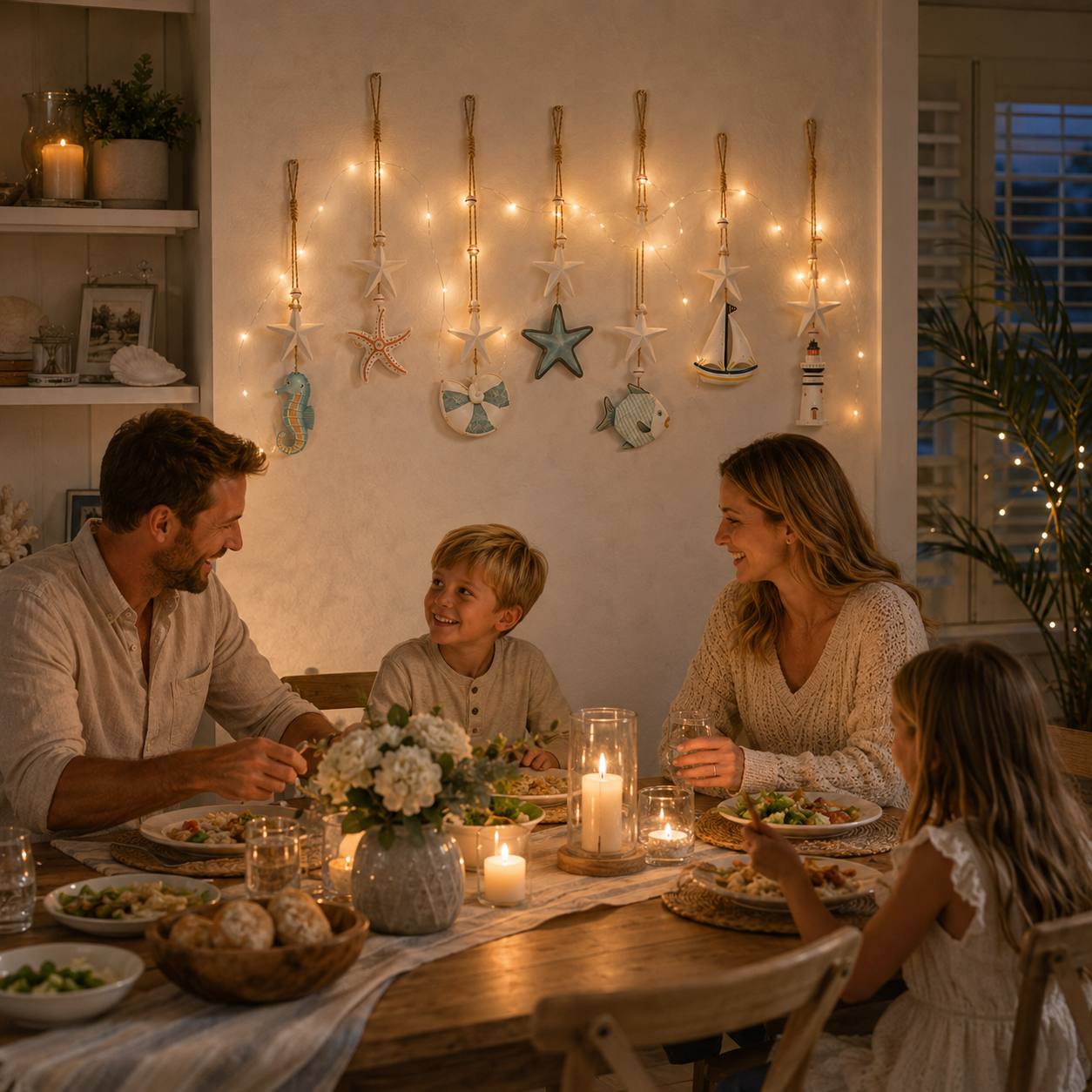 ✨Seaside Glow Wall Hangings — Set of 7
