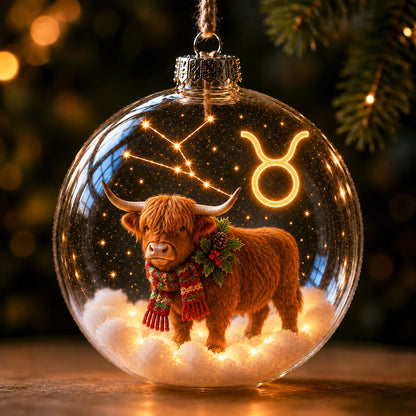 ✨ Lighted Zodiac Christmas Ornament