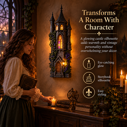 🏰 Gothic Castle Glow Wall Lamp