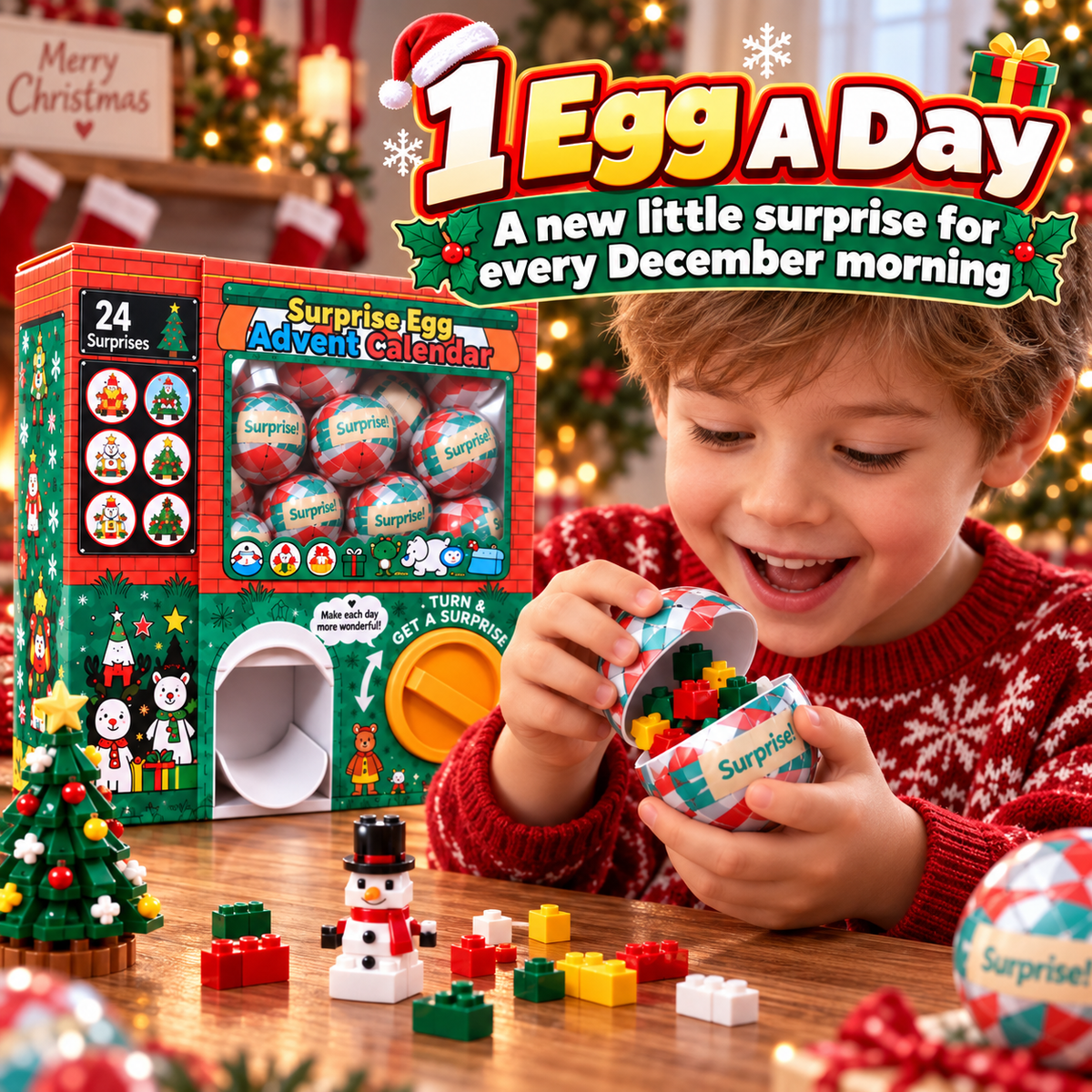 🎄North Pole Surprise Machine™ – 24-Day Christmas Advent Calendar