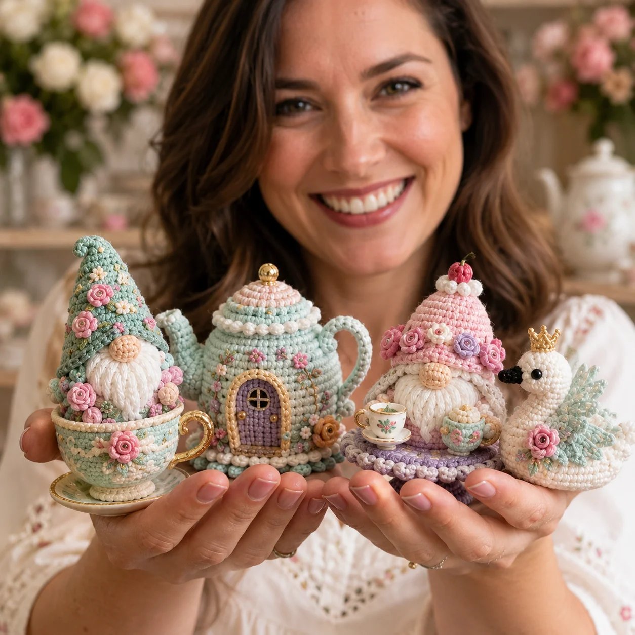 🧶💕 Cozy Gnome Crochet Starter Kit – All-in-One DIY Set with Video Guidance