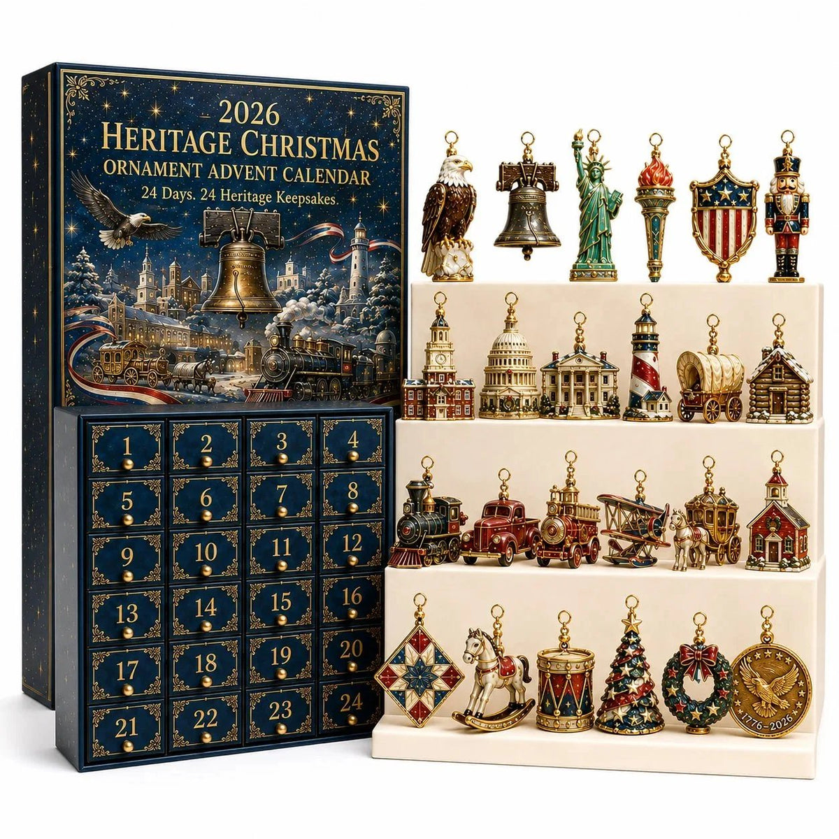 🇺🇸🎄 24 Days of American Heritage – 250th Anniversary Christmas Collector Countdown