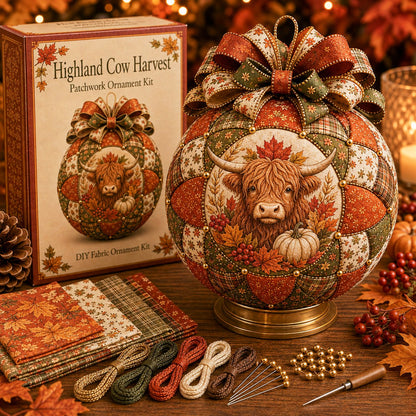 🍂 Autumn Thanksgiving Classics Patchwork Ornament DIY Kit