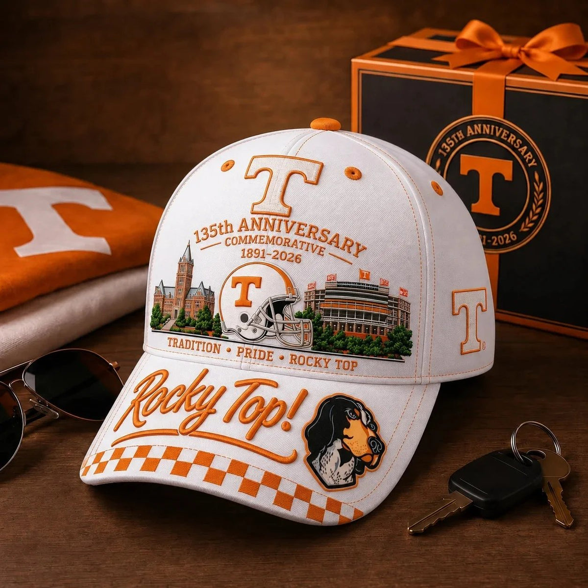 🇺🇸 Last Day Promo: 49% OFF🐶Rocky Top 135th Anniversary Commemorative Cap🏈