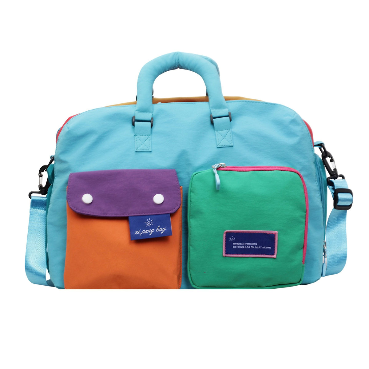 🌈 'Dopamine' Women's Portable Nylon Messenger Crossbody Bag
