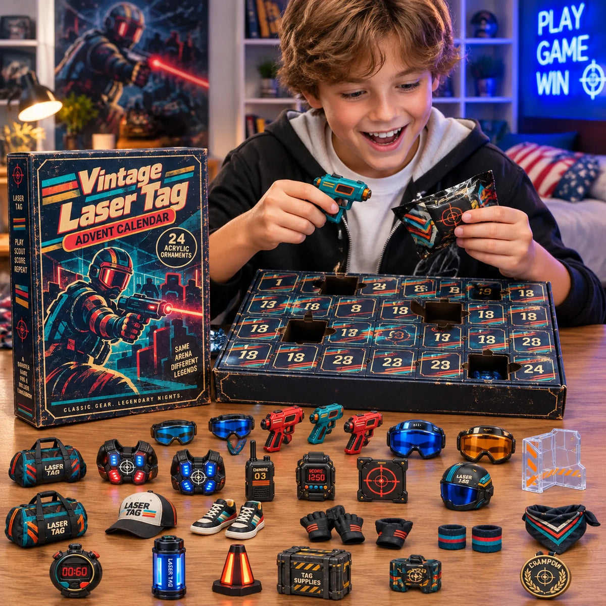🔫🌈 24 Days of Neon Arena Nostalgia – Retro Laser Game Collector Countdown 2026