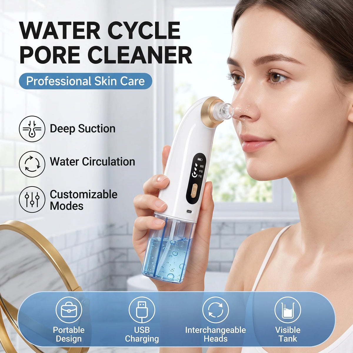 🔥HOT SALE🔥Electric facial cleanser · Lifting and firming · Deep pore cleansing