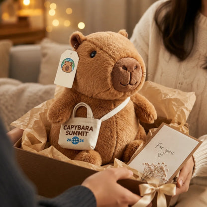 🦫Lazy Capybara Relax Summit Plush Toy