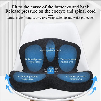 Non-Slip Memory Foam Seat Cushion