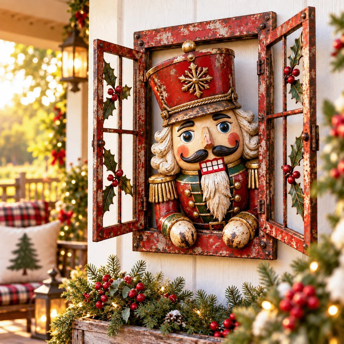 🎄🪟 Vintage Christmas Funny Window😆