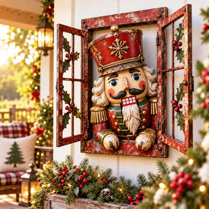 🎄🪟 Vintage Christmas Funny Window😆