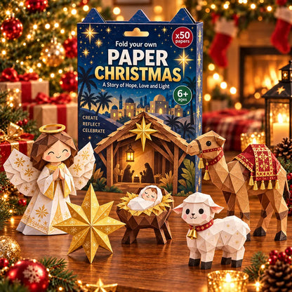 🎄✨ Create Your Own Christmas Magic – Easy 3D Layered Paper Craft Kit for Beginners