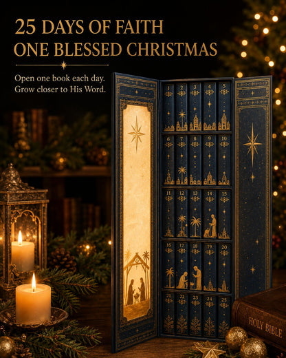🎁Last Day 49% OFF-✦ 📖 25-Day Christian Mini Book Advent Calendar 🎄 ✦