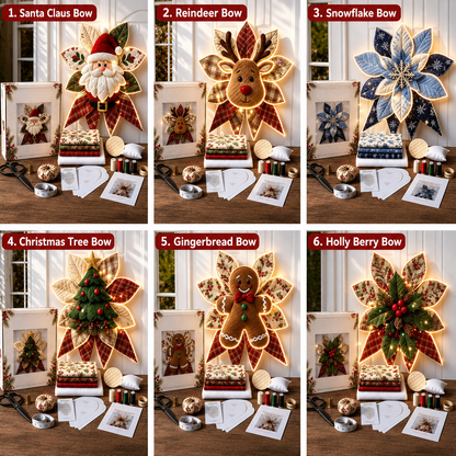 🎄 DIY Christmas Quilt Bow Decoration Kit