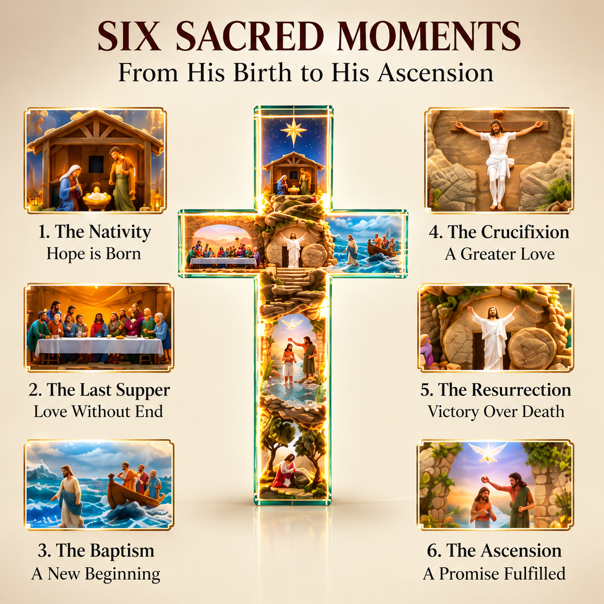 The Story of Jesus in 6 Scenes