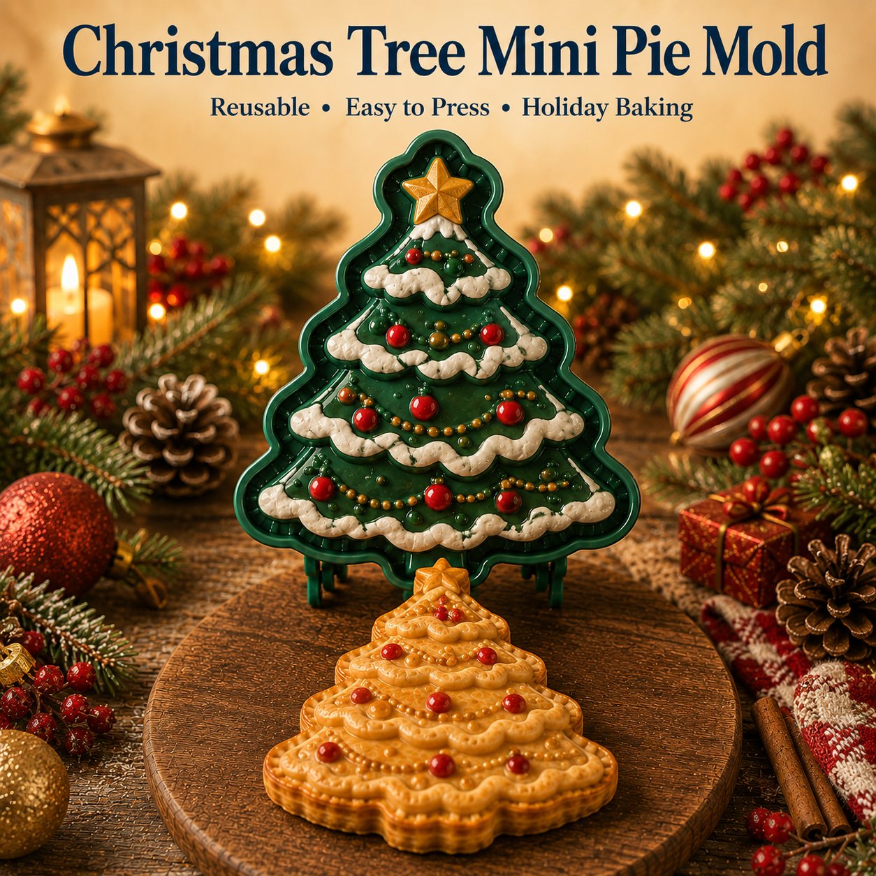 🔥😍 Letzter Tag: 49 % Rabatt – 🎄 Weihnachts-Mini-Pie-Formen-Kollektion mit 9 Designs | Wiederverwendbare Prägeformen für detailreiche Weihnachtsmann-, Schneemann-, Rentier-, Tannenbaum- & Festtags-Pies 🥧✨