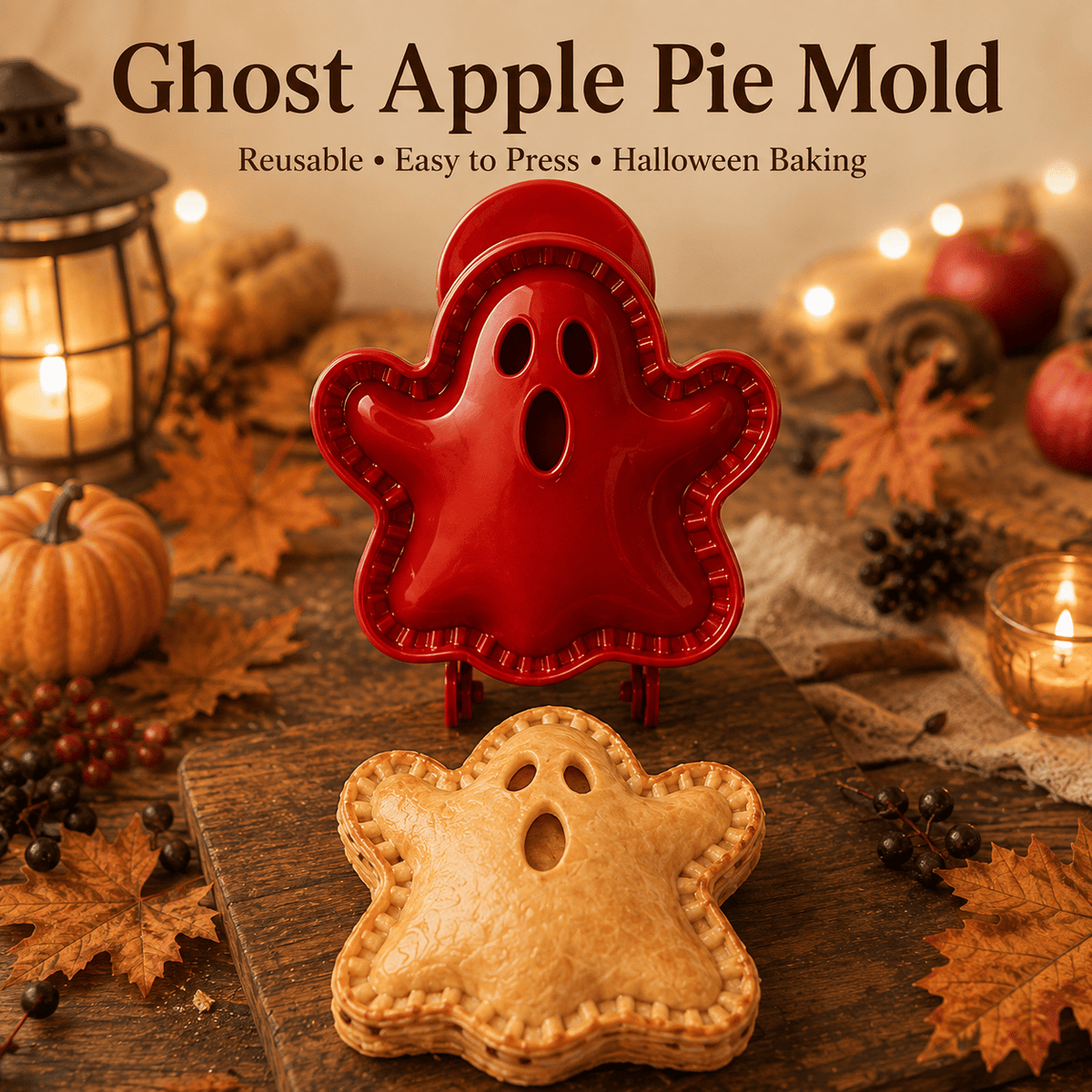 8-Piece Halloween Mini Hand Pie Mold Set