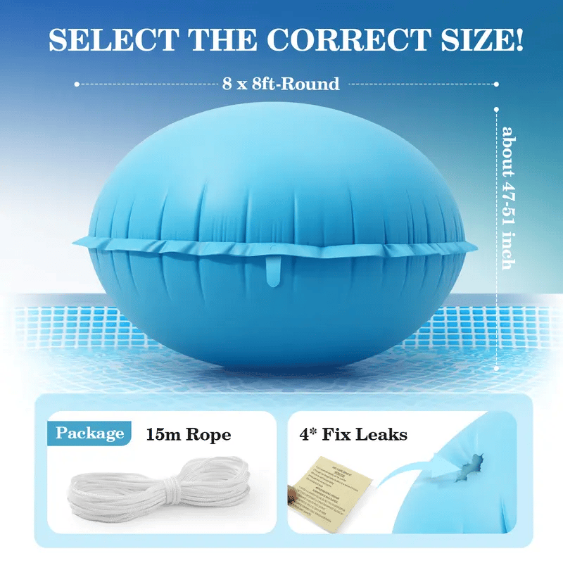 Uirway Heavy‑Duty PVC Winter Pool Pillow for Above‑Ground Pools