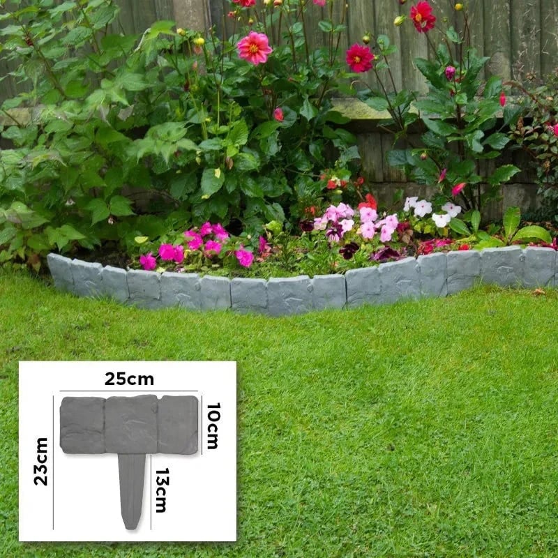 Faux Stone Garden Edging Border! ♻️