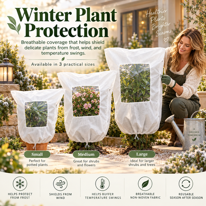 ✨ Plant Frost Cover Nonwoven Reusable Warm Shrubs Blanket