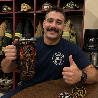 🚒Courage • Honor • Sacrifice Firefighter Tumbler
