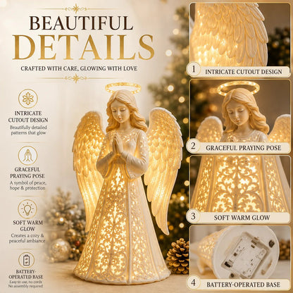 🪽 Guardian Angel Christmas Light – A Symbol of Hope, Love & Protection