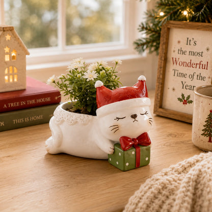 🌿Whimsical Christmas Animal Succulent Planters