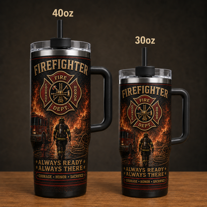 🚒Courage • Honor • Sacrifice Firefighter Tumbler
