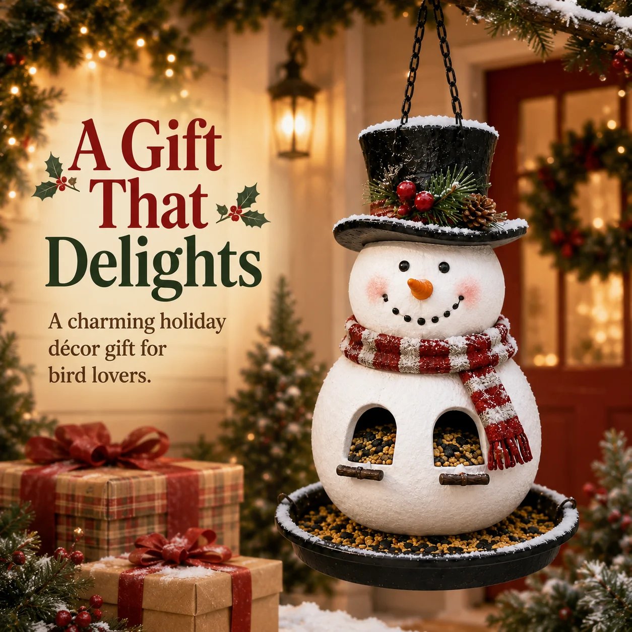 🎄 Christmas Bird Feeder Collection™ – Festive Hanging Garden Feeders for Wild Birds