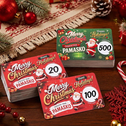 🎁🎄 Scratch & Surprise Christmas Party Cards – Festive Lucky Draw Game for Holiday Fun